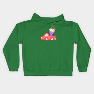 Happy new year car Kids Hoodie